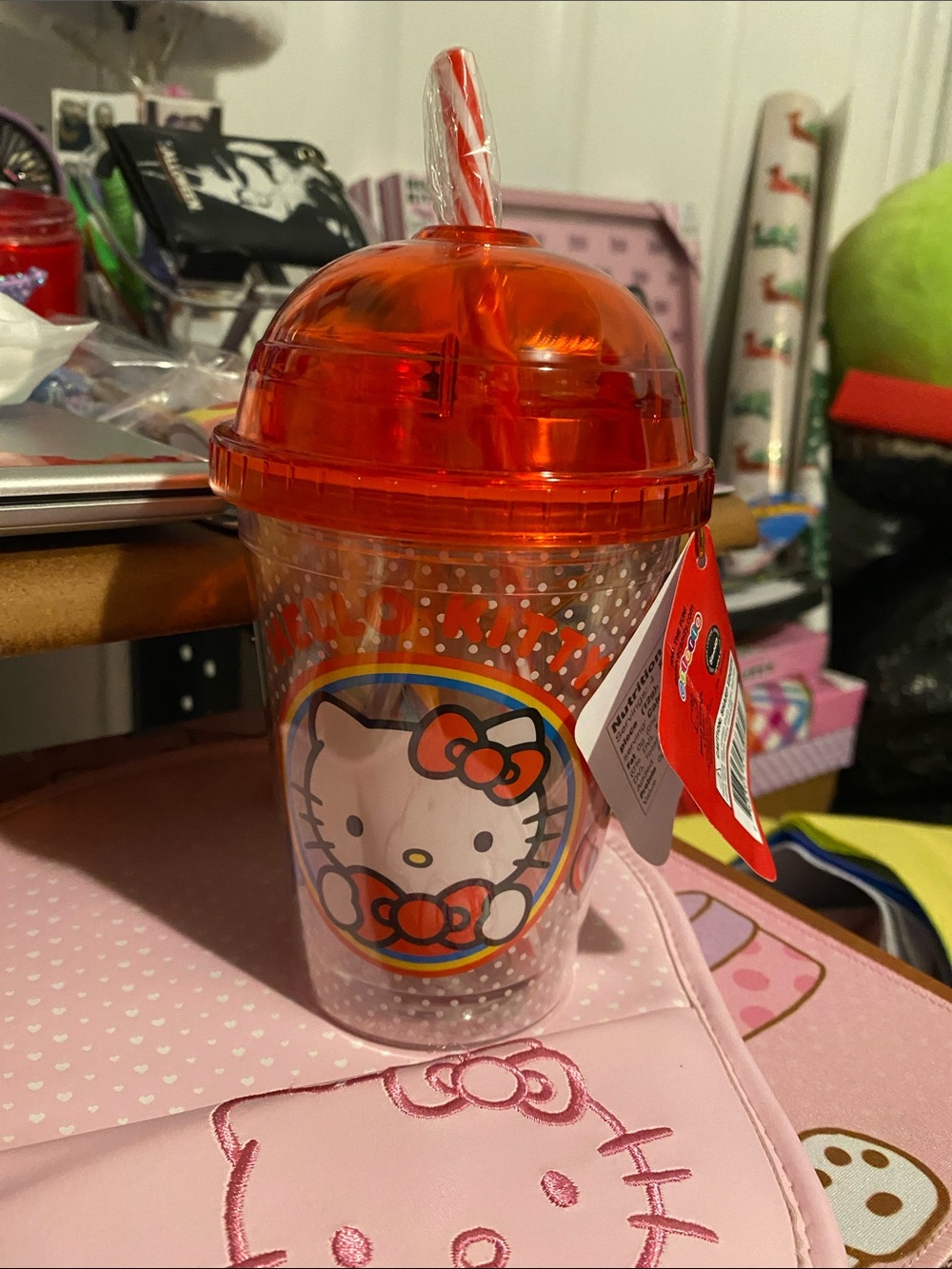 Hello Kitty Tumbler with Candy 🍭 🖤 - Picture 2 of 2